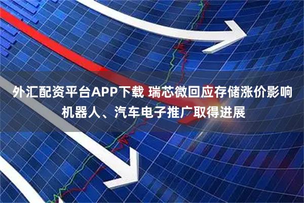 外汇配资平台APP下载 瑞芯微回应存储涨价影响 机器人、汽车电子推广取得进展